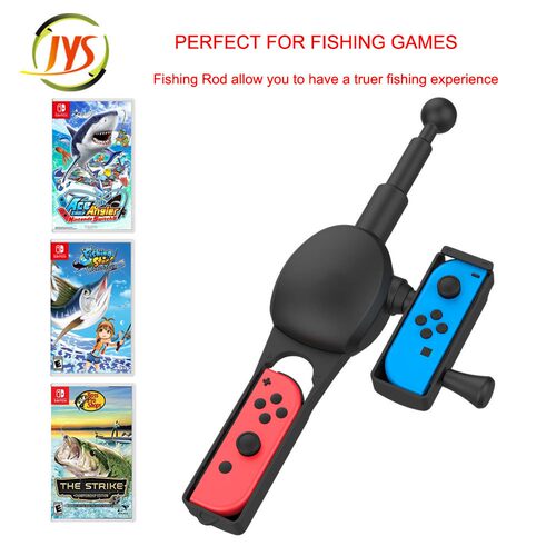 JYS正品switch钓鱼竿游戏杆NS2 OLED体感钓鱼竿钓鱼明星之星NS2代 - 图1