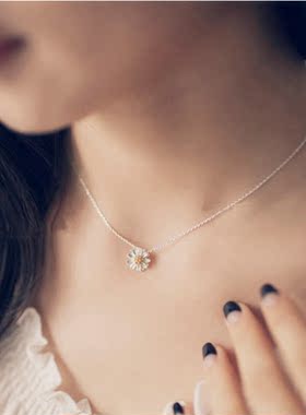 小雏菊花朵甜美风镀黄金首饰品