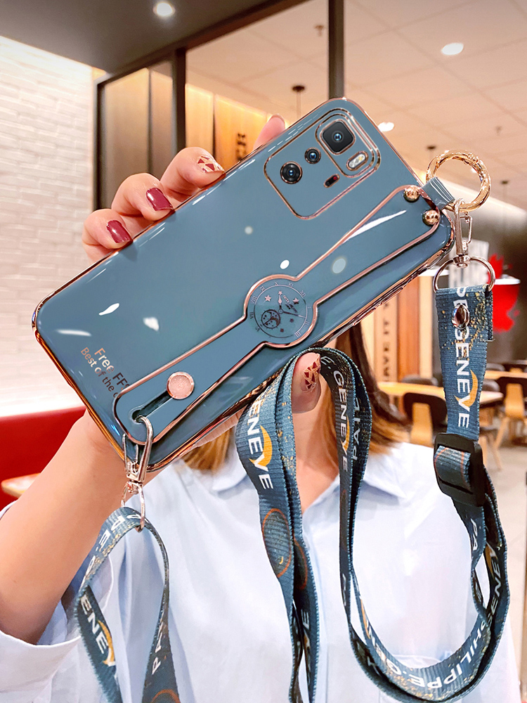 黑贝壳旗舰店红米note10pro手机壳redminote10腕带保护5G硅胶套redmi斜挎挂绳全包防摔por软壳小米noto十网红女潮105g创意1