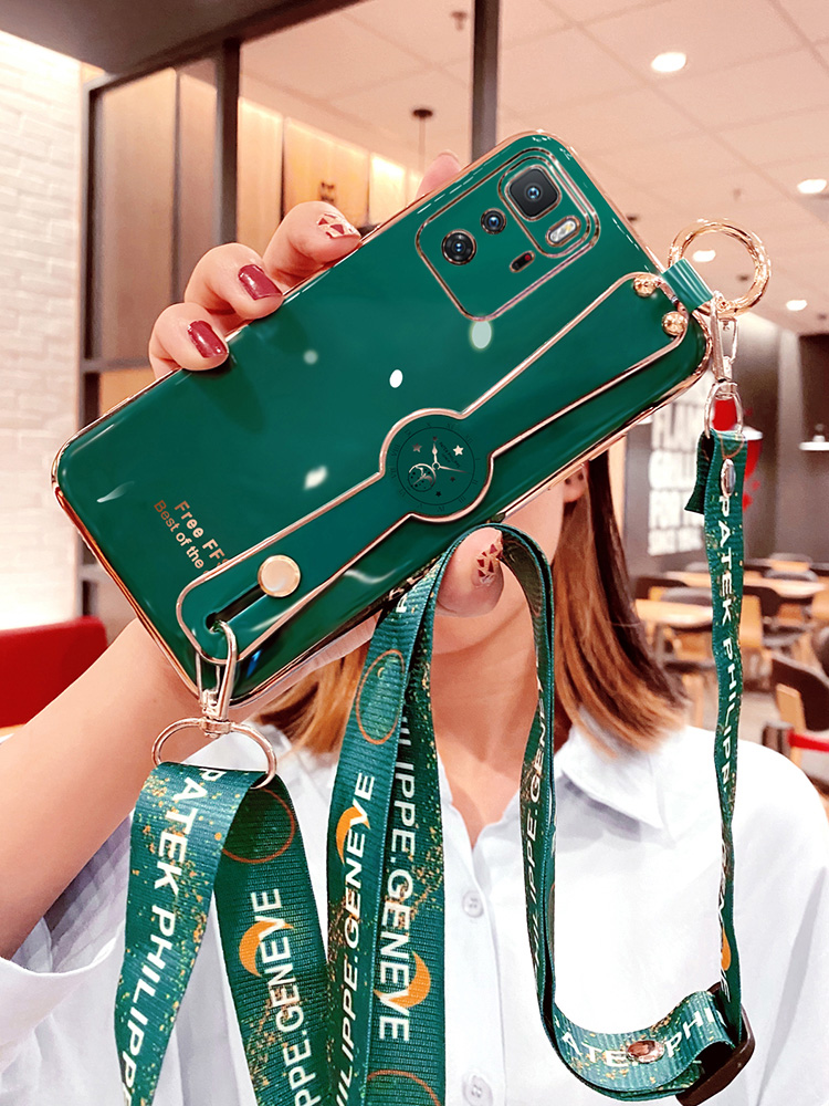 黑贝壳旗舰店红米note10pro手机壳redminote10腕带保护5G硅胶套redmi斜挎挂绳全包防摔por软壳小米noto十网红女潮105g创意2