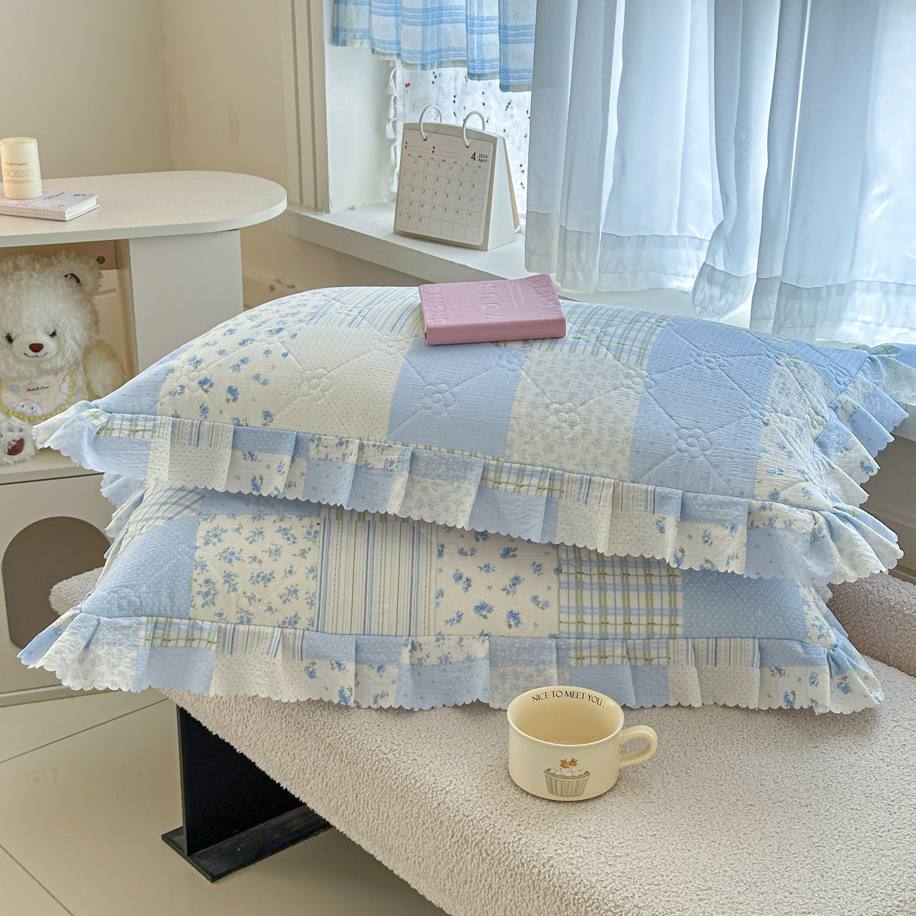 夹棉床裙单件加厚1.5m1.8米防滑保护套纯棉全棉床套床罩款三件套4,淘宝优惠券,粉丝福利购,淘宝优惠卷