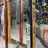 Glass door handle with customizable LOGO Chinese style solid wood
