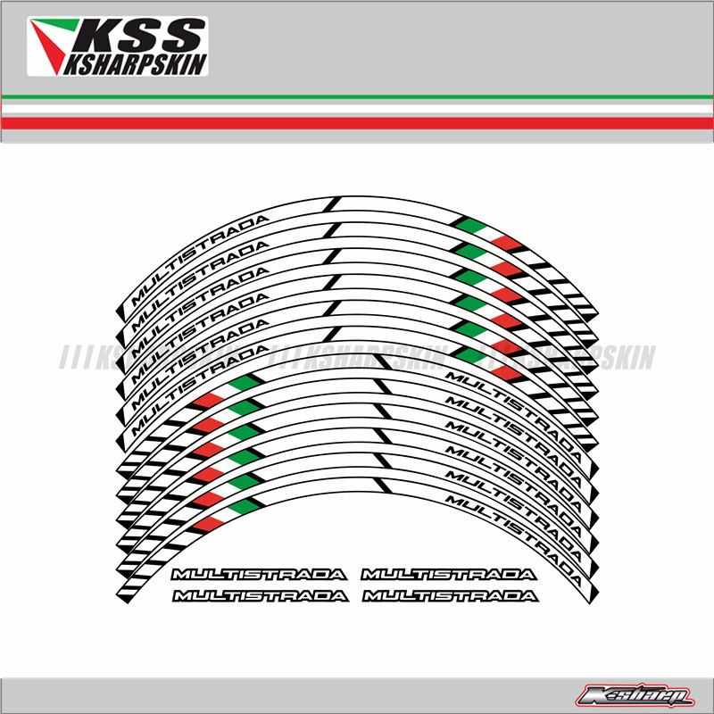 适用于 杜卡迪  MULTISTRADA MTS1200 mts950 改装轮圈贴 轮毂贴 - 图2