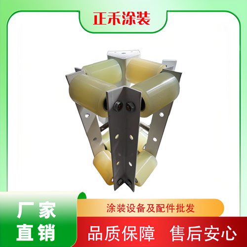 升降机胶轮往复机皮轮抱轮配件滑轮自动喷塑往复机轮子升降机专用 - 图0