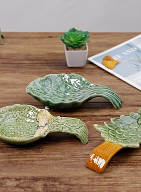 创意陶瓷工艺品猫头鹰摆件