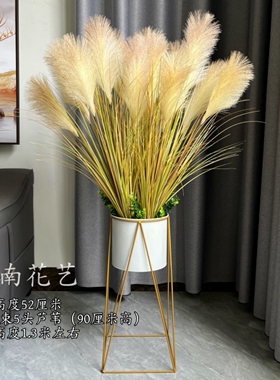 客厅电视柜芦苇花架【顺丰包邮】