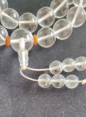 念珠33粒天然水晶泰斯比哈民族用品