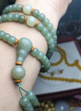 和田玉念珠泰斯比哈回族用品99粒100粒