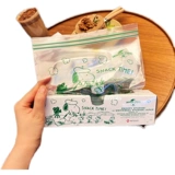 Nuby, японский герметичный мешок, мультяшная система хранения, ёмкость для хранения молока, увеличенная толщина