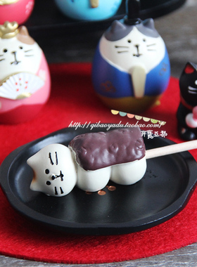 招财猫日式风贺岁章鱼手办摆件