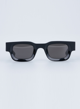 欧美高街潮牌RHUDE墨镜街拍黑超太阳镜方形加厚板材男女浅色眼镜