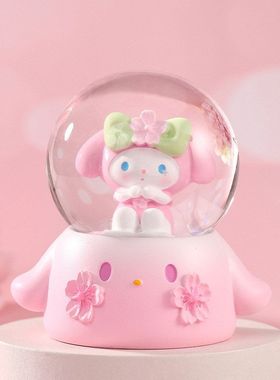 系kt玻璃球树脂礼品新款批发卡通