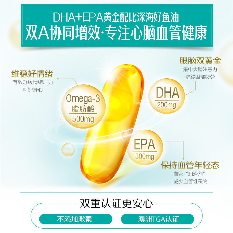 swisse斯维诗高纯度鱼油+软胶囊 swisse斯维诗海外鱼油/深海鱼油
