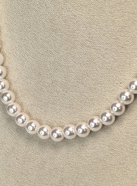 极细小米粒珍珠项链轻奢