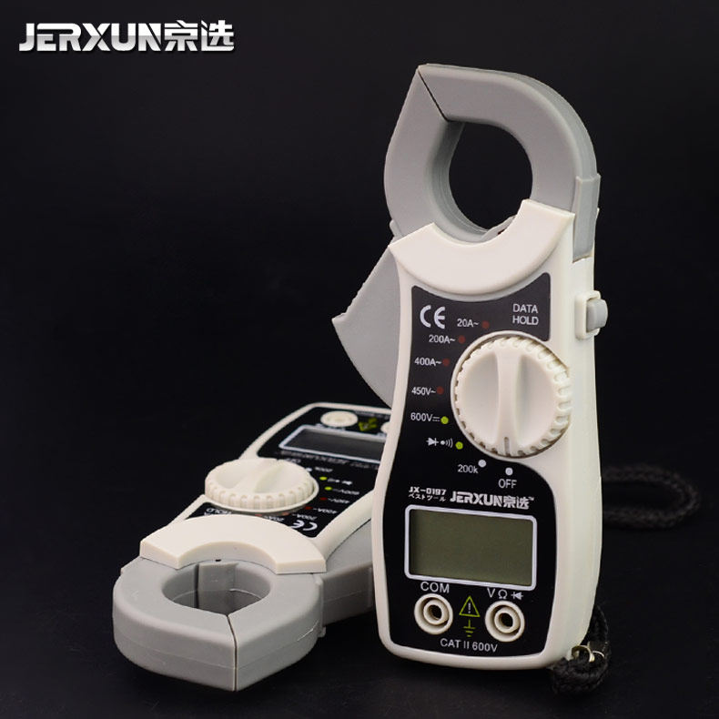 京选数字数显电阻交直流钳形表 jerxun京选万用表