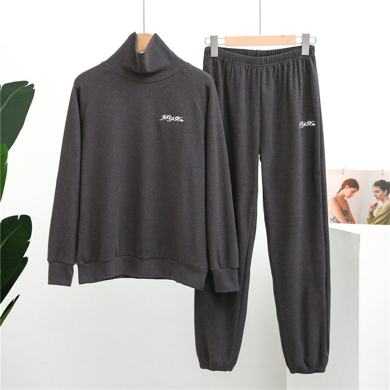 宅宅裤保暖睡衣女套装宽松长袖保暖可外穿德绒束脚大码休闲家居服,淘宝优惠券,粉丝福利购,淘宝优惠卷