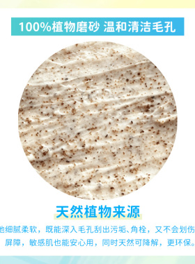 毛孔净透磨砂洁面膏120g