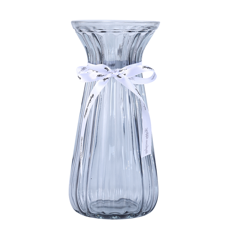 创意玻璃透明花瓶欧式水培绿萝植物花瓶百合富贵竹插花瓶客厅摆件 - 图3