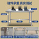 Single-layer stainless steel workbench, kitchen workbench, loading table, one-story table, restaurant vegetable cutting table, packaging table