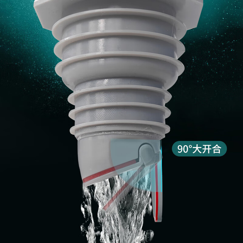潜水艇密封塞下水管防臭胶圈厨房防臭神器卫生间洗衣机下水管防溢