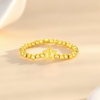 Chao Acer to Jane Bundy Beads Gold Ring Pure Gold Sparkling Crushed Ice Priced with Love