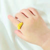 Chao Acer Dear Happy Birthday Pure Gold Ring Gold Baby One Year Old Gift Baby Newborn Price