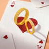 Chao Acer Starry Gold Diamond Ring Pure Gold Ring Hand Ornament Ancient Golden Wheat Ear Fruitful Birthday W