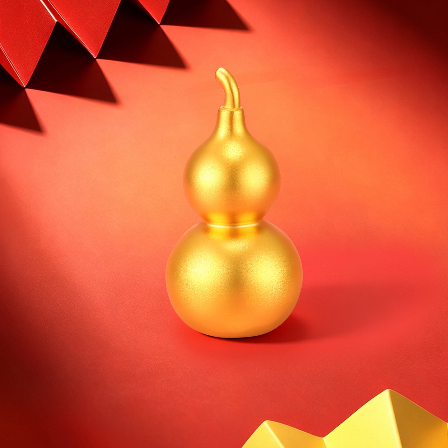 Chao Hongji Fuyou Gourd Fulu gold ornaments investment gold gourd chain business gift hand piece collection jewelry