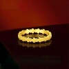 Chao Hongjihong gourd gold ring solid gold ring for women, joint ring, set, tail ring, women's brushed high-end pricing