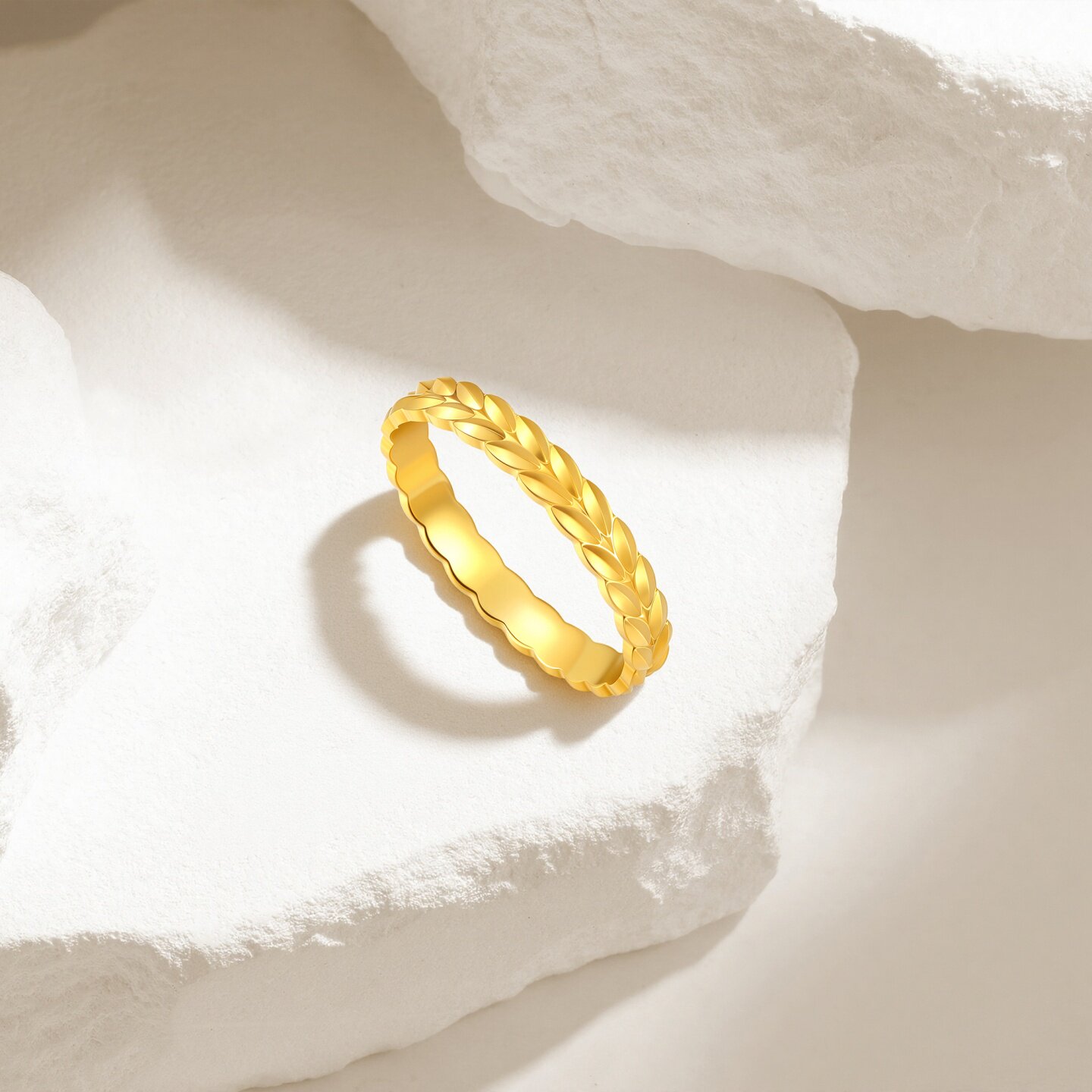 Trendy Acer Royal Fan Maisui Gold Ring Pure Gold Women's Ring Fashionable Versatile Ring Ring Birthday Gift Pricing
