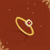 Chao Acer Starry Shadow Gold Diamond Ring Pure Gold Ruby Ring Hand Decoration Ancient Gold Dot Diamond Advanced W