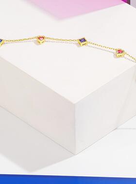 潮宏基S925银项链纪念日礼物