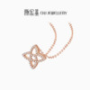 Chao Acer Hollow Exploding Broken Gold Star Candy 18K Gold Diamond Necklace Set Chain Clavicle Pendant Valentine's Day Gift