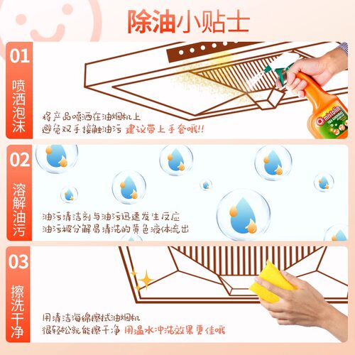 mistolin抽油烟机清洗剂米斯特林厨房强力油污净神器重油污清洁剂-图2