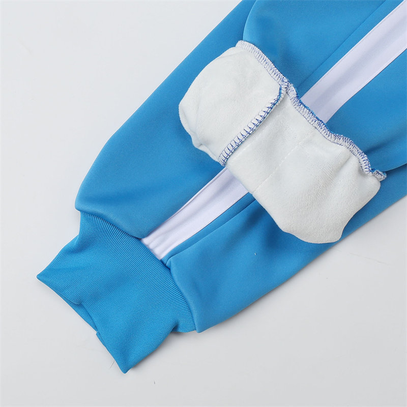 一条杠天蓝色校服裤子宽松小学初中高中束脚运动休闲男女直筒加绒,淘宝优惠券,粉丝福利购,淘宝优惠卷