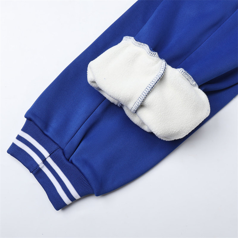 宝蓝色校服裤子男女小学生初高中束腿加绒加厚一道杠宽白条运动裤,淘宝优惠券,粉丝福利购,淘宝优惠卷