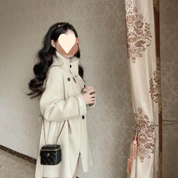 中长呢子大衣女毛呢外套围巾领秋冬季新款小个子感赫本风加厚笙陇,淘宝优惠券,粉丝福利购,淘宝优惠卷