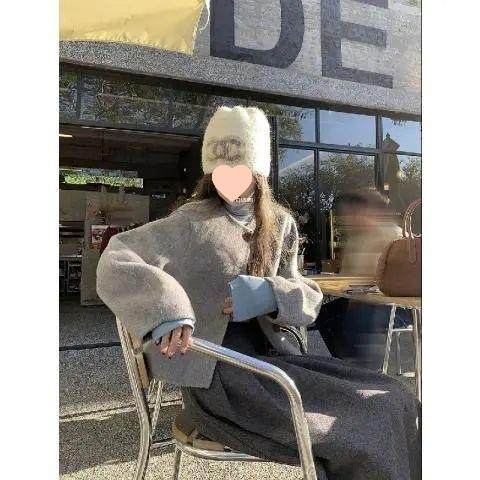 美拉德套装女冬季新款夹棉加厚短款毛呢外套高腰百褶半身裙三件套,淘宝优惠券,粉丝福利购,淘宝优惠卷