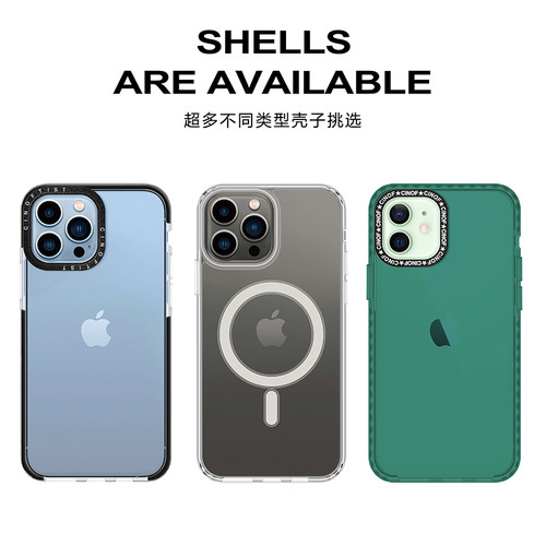 情侣手机壳定制适用于iphone 13个性12硅胶新款小众潮牌diy原创11 - 图0