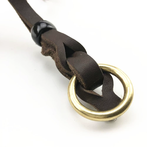 Dog Cruckets Circle Mid -Type Dog Dog Global Leather Dog Counter -neck Broken Dog Golden Retriever Training Pets