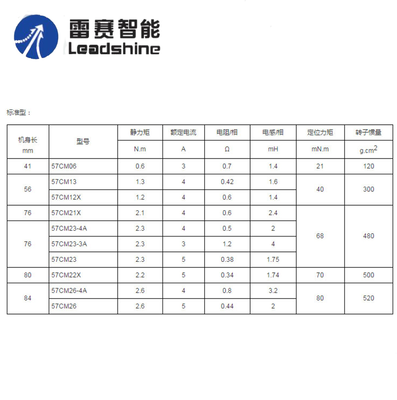 雷赛57两相步进电机57CM13 57CM26 57HS22-A D57CM31 SZ 60CM30X - 图1