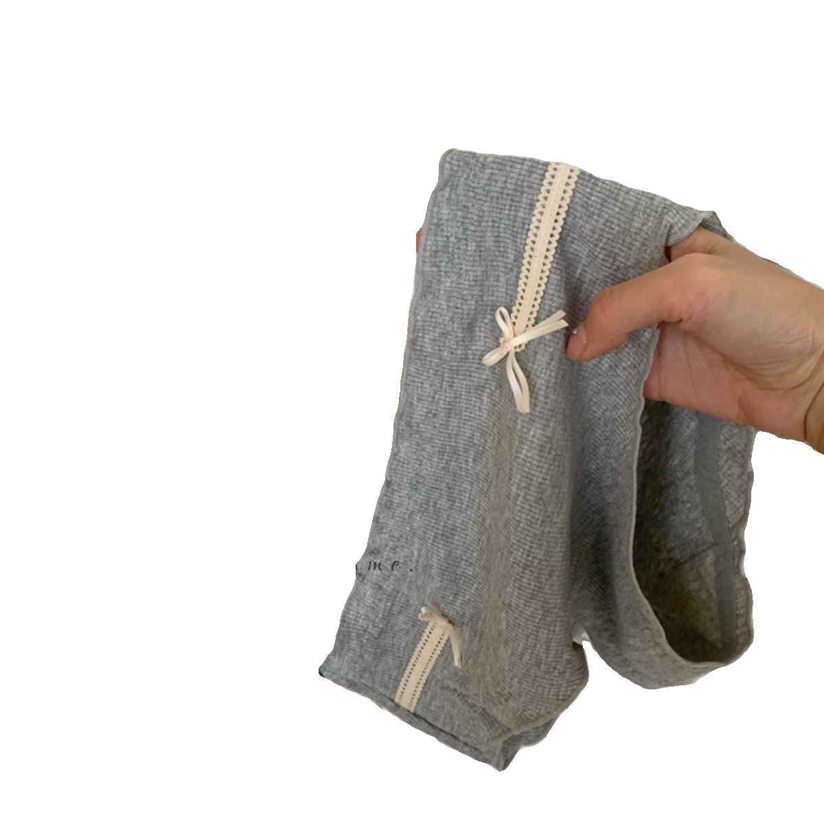 纯欲甜美少女~蝴蝶结螺纹低腰包臀内裤秋冬新款纯棉裆舒适透气,淘宝优惠券,粉丝福利购,淘宝优惠卷