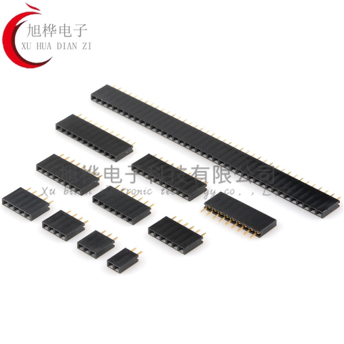 2.54MM 直插单排母塑高H8.5H7.1H6.8H5.0H3.5MM 1*2P3P4P5P6P-40P - 图3