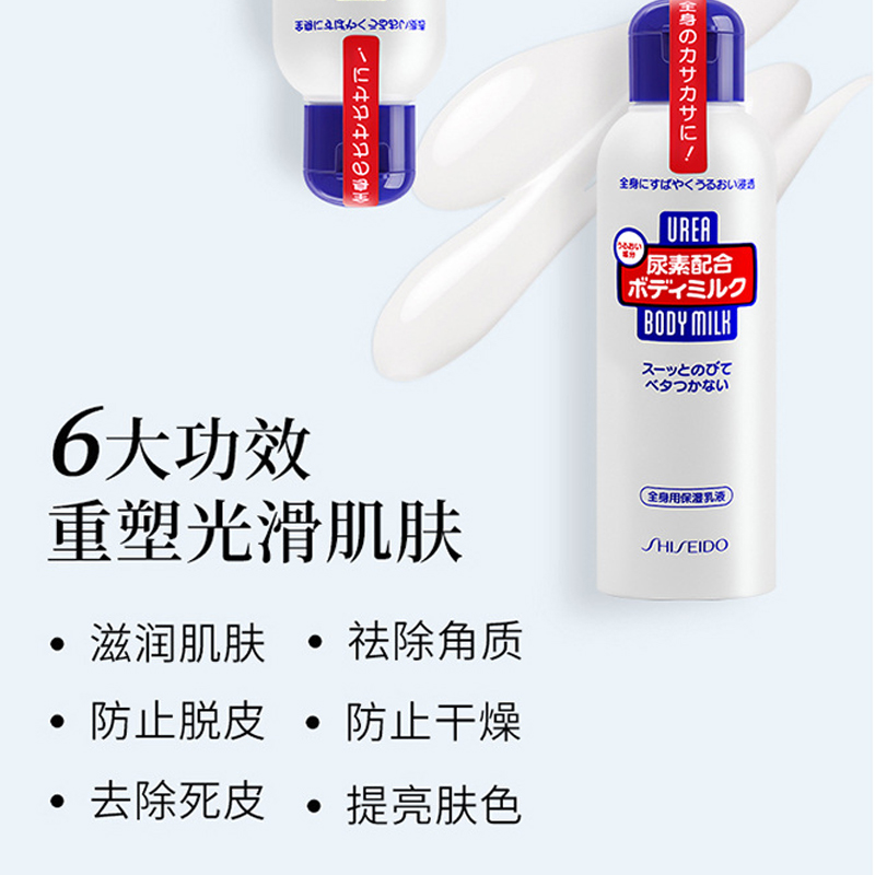 保税仓直发日本资生堂尿素滋润保湿防粗糙润滑轻薄身体乳150ml - 图0