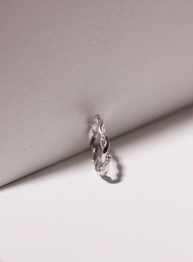 PRINGXY女小众麻花戒指