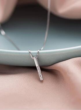 莫桑石项链小众百搭送女友