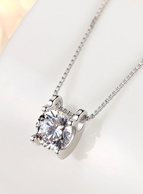 银镀金女士经典牛头项链百搭款