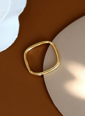 莫桑石气质情侣对戒时尚指环