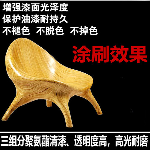 500g聚氨酯木器漆 油性罩光清漆木漆家具翻新修补罩光光油家私蜡 - 图0