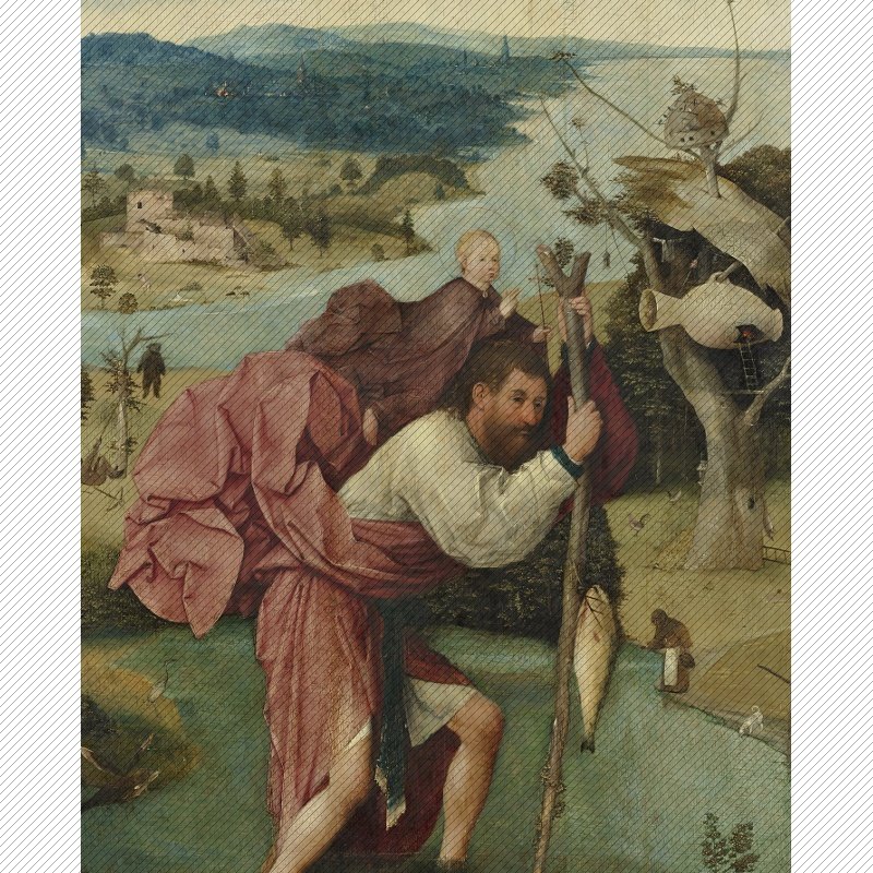 YC493【荷兰】波希博斯人间乐园Bosch怪诞油画素材高清图片图库_虎窝淘